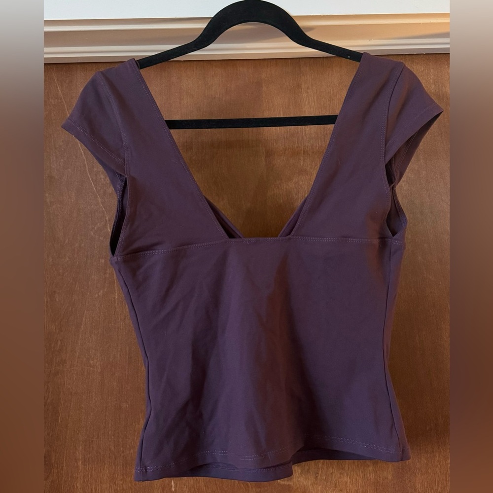 Intimatley Free People V-Neck Cap Sleeve Top - Picture 3 of 7